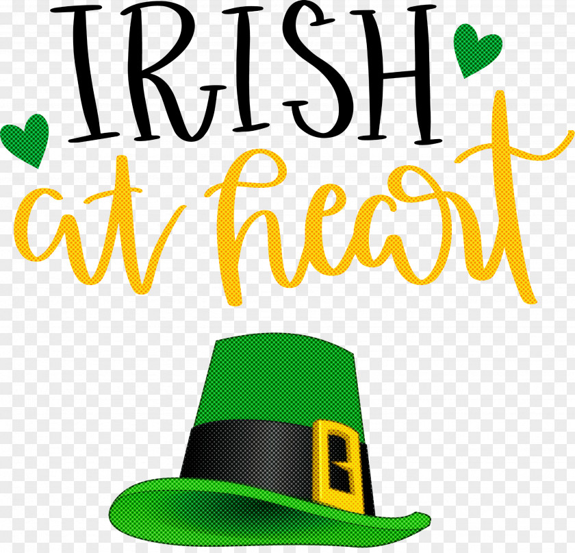 Saint Patrick Patricks Day Irish At Heart PNG