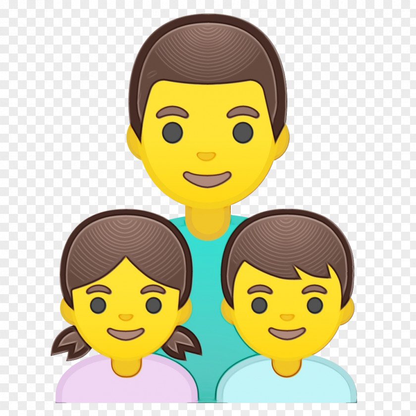 Style Ear Happy Family Cartoon PNG