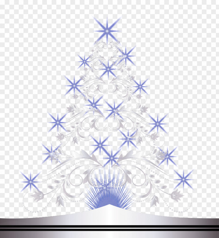 Blue Star Christmas Tree Light PNG