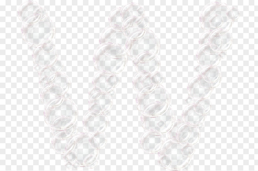 Letter W Black And White Textile Pattern PNG