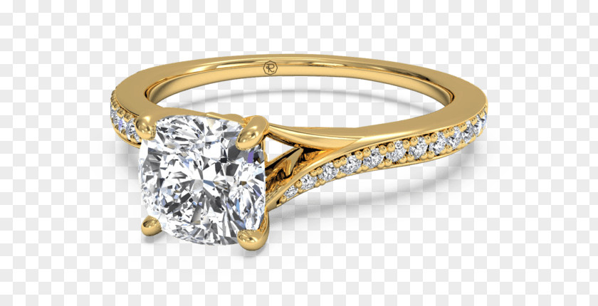 A Perspective View Diamond Engagement Ring Jewellery PNG