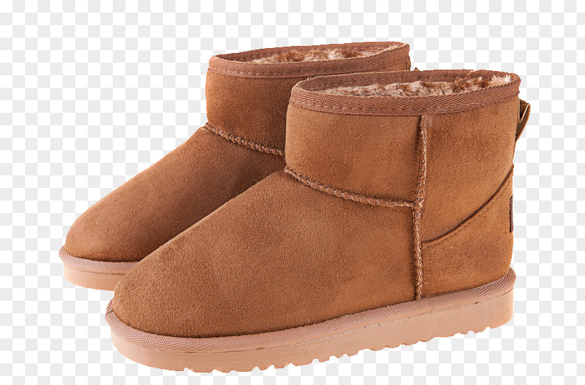 Brown Snow Boots Boot Shoe Slipper PNG