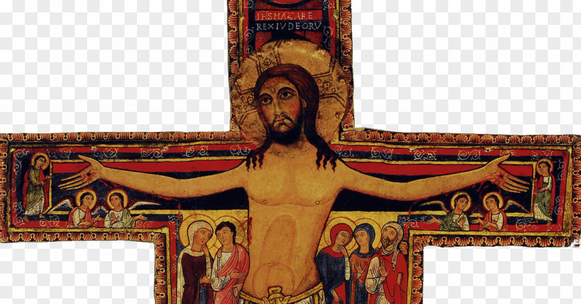 Christian Cross San Damiano, Assisi Damiano Crucifix PNG