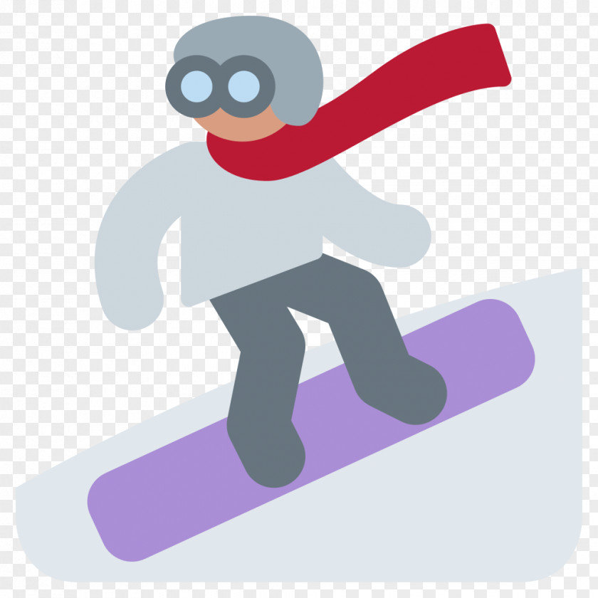 Emoji Snowboarding Skiing Sport PNG