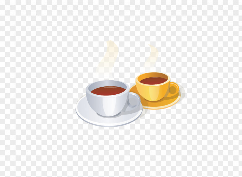 Hot Coffee Espresso Cup PNG