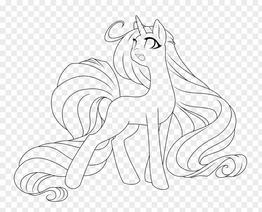 My Little Pony Shetland Line Art Drawing Welsh And Cob PNG