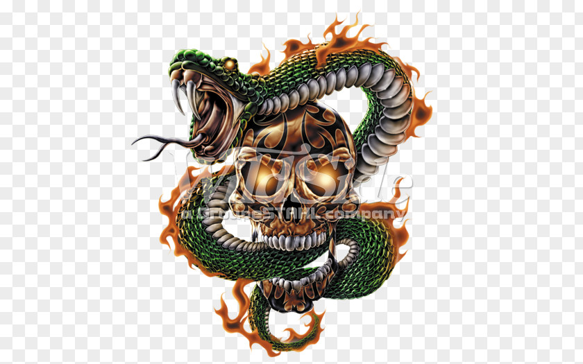 Skull Snake Fire Calvaria Flame PNG
