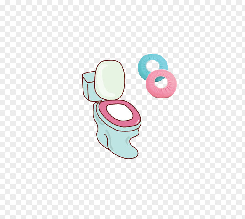 Cartoon Toilet Flush PNG