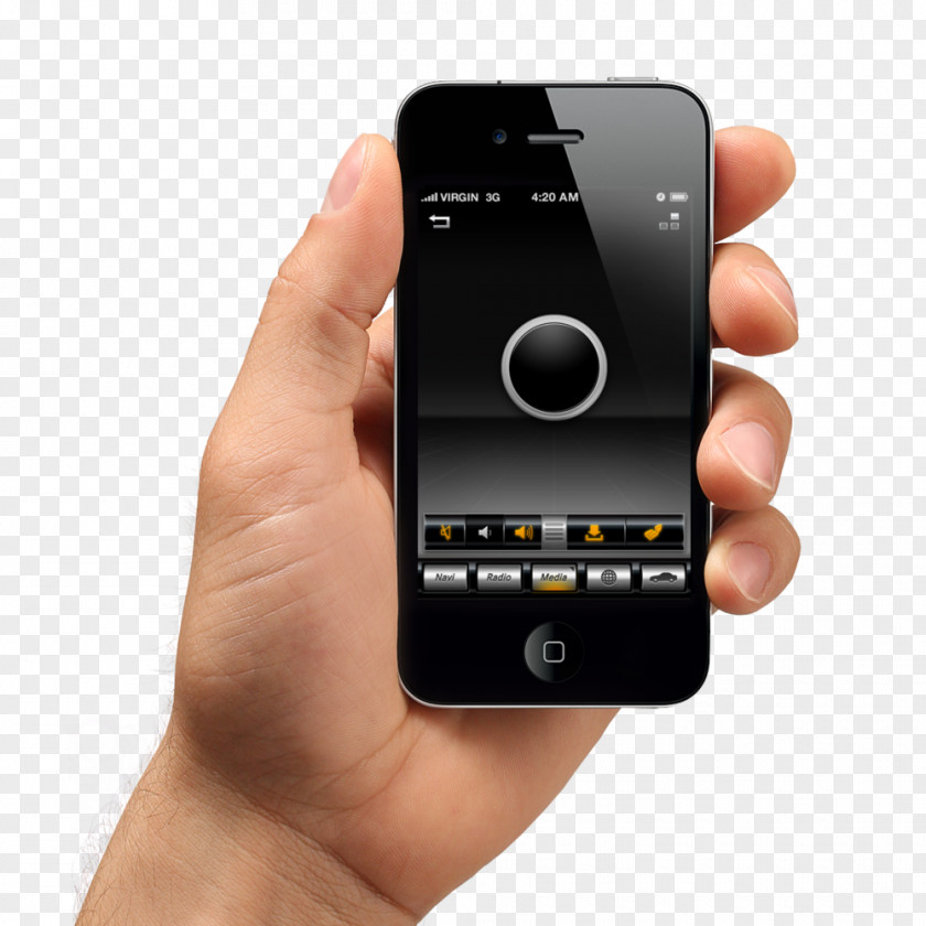 Creative Hand Phone IPhone Handheld Devices Smartphone Internet PNG