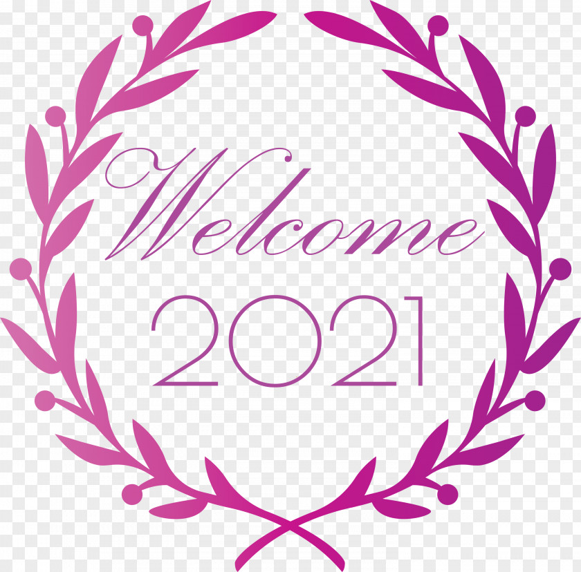 New Year 2021 Welcome PNG