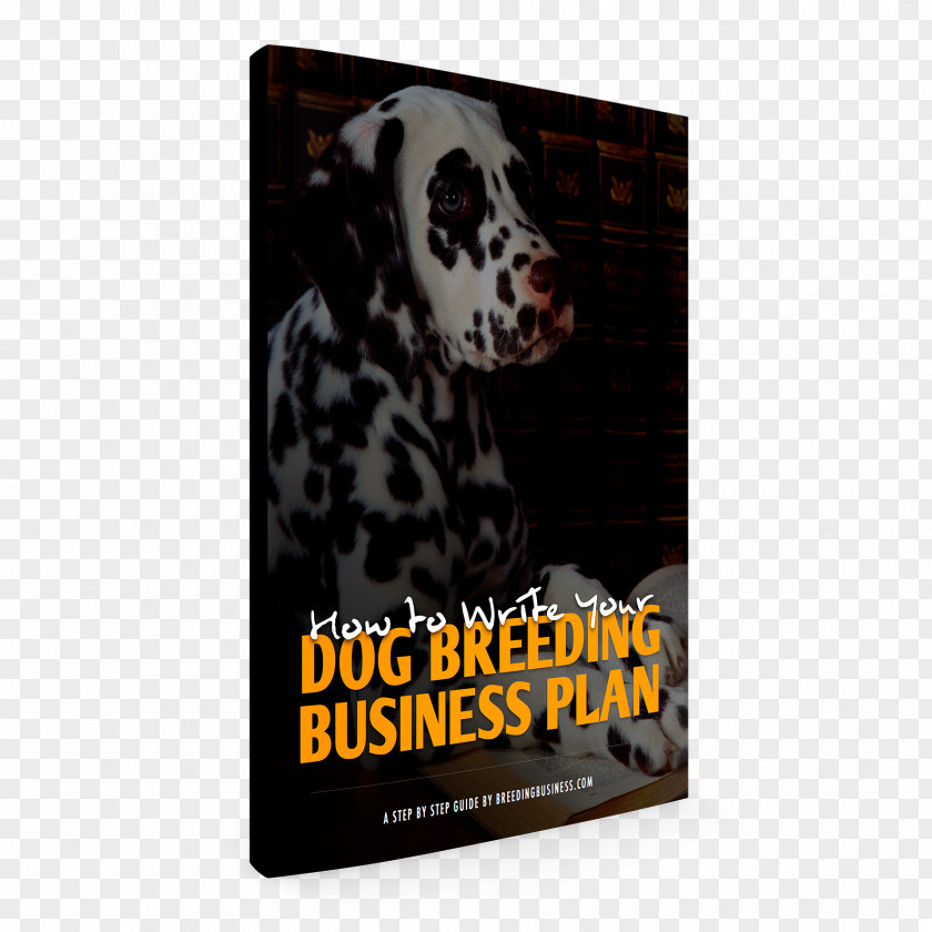 Puppy Dalmatian Dog Kennel Breeding Business Plan PNG