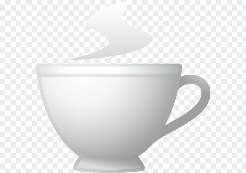 White Cup Coffee Mug Teacup PNG
