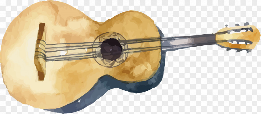 Broken Guitar Vector Ukulele Acoustic Cuatro PNG