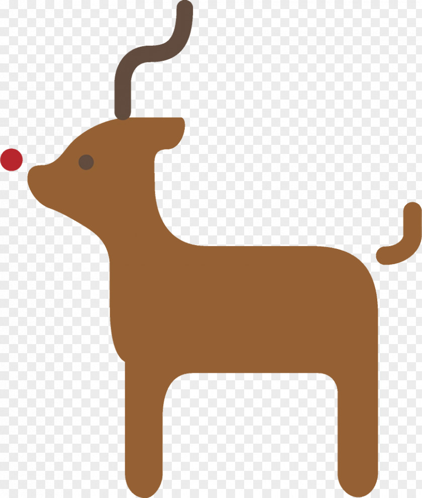 Fawn Animal Figure Reindeer Christmas PNG
