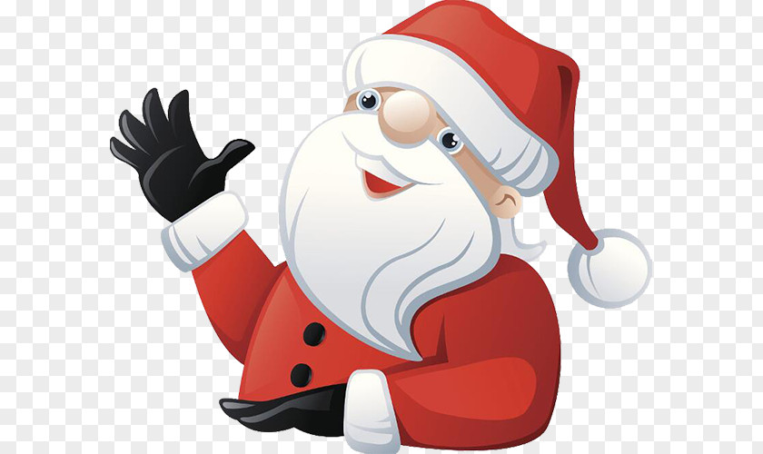 Goodbye Santa Claus Illustration PNG