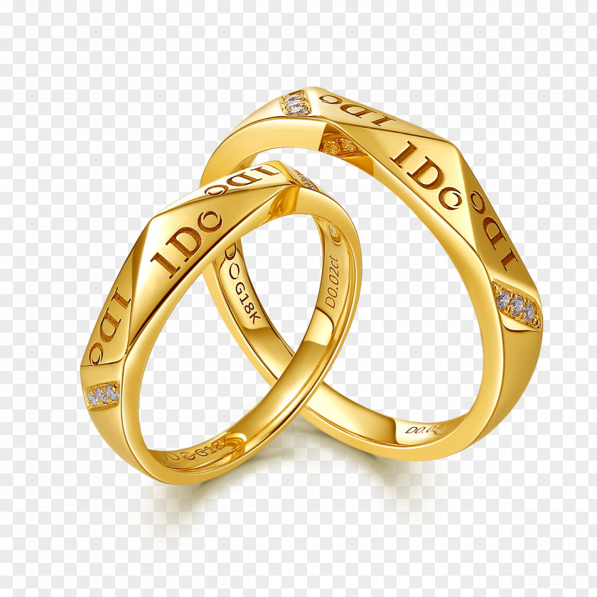 Wedding Ring Earring Engagement Colored Gold PNG