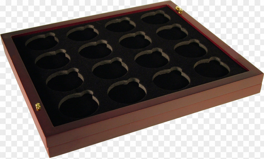 Wood Tray Coin Capsule Box Silver American Gold Eagle PNG