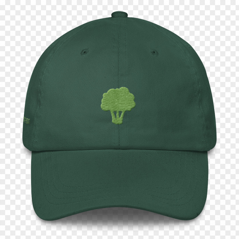 Clover Painted Baseball Cap Broccoli Vegetable Vitamin C Hat PNG