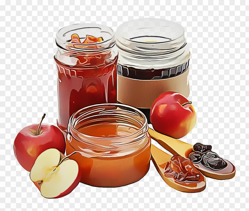 Jam Canning Food Apple Mason Jar Ingredient Fruit PNG