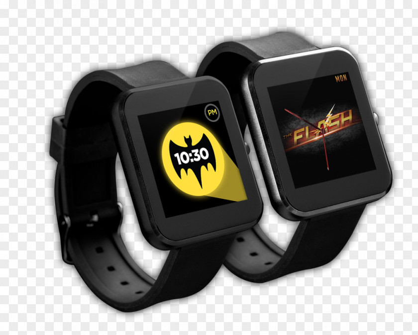 Retro Culture Smartwatch Batman Flash Gadget PNG