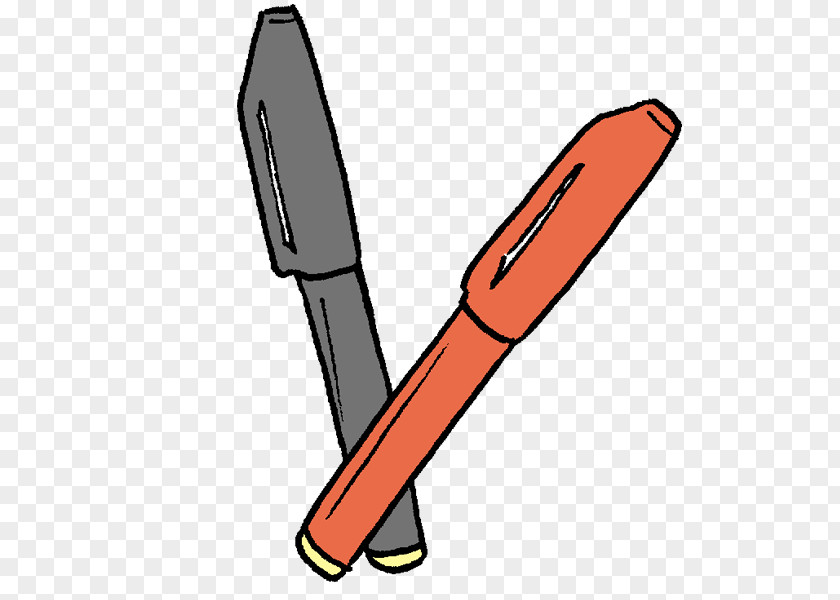 Stationery Images Pens Eraser Scissors Illustration PNG