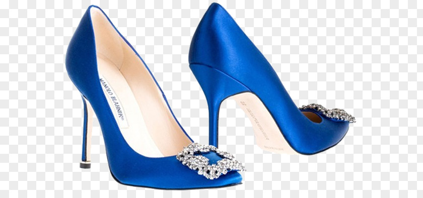 Blue Diamond Brand Manolo Heels Shoes Carrie Bradshaw Court Shoe High-heeled Footwear Stiletto Heel PNG