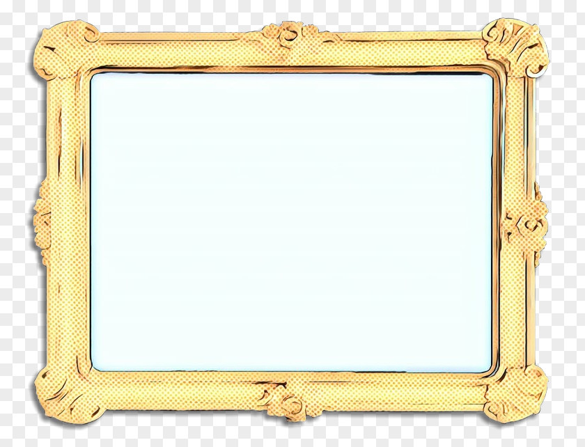 Metal Picture Frame Retro Background PNG