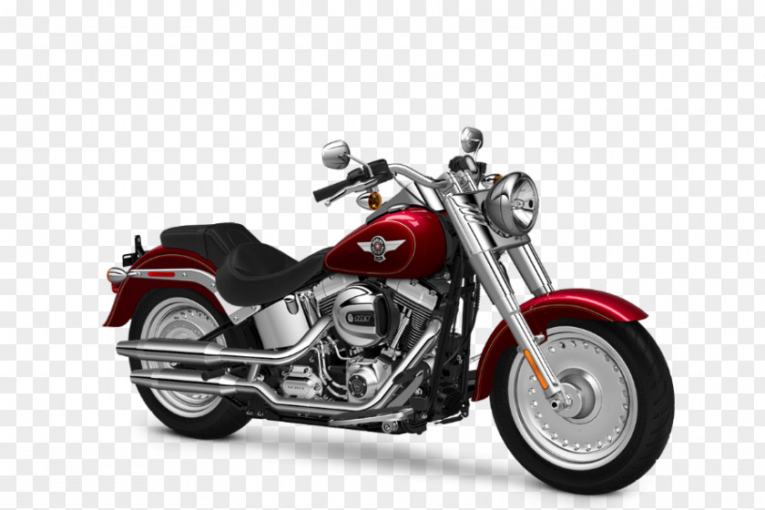 Motorcycle Harley-Davidson FLSTF Fat Boy Softail Cruiser PNG