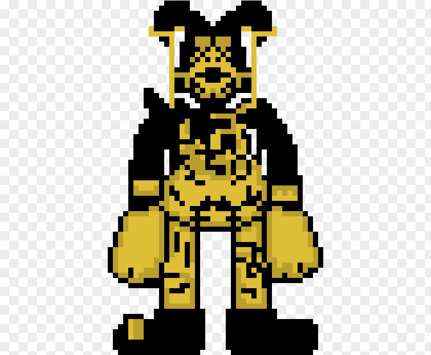 Yellow Creativity Bendy And The Ink Machine PNG