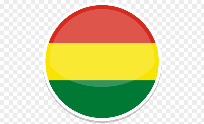 Bolivia Yellow Green Circle Font PNG