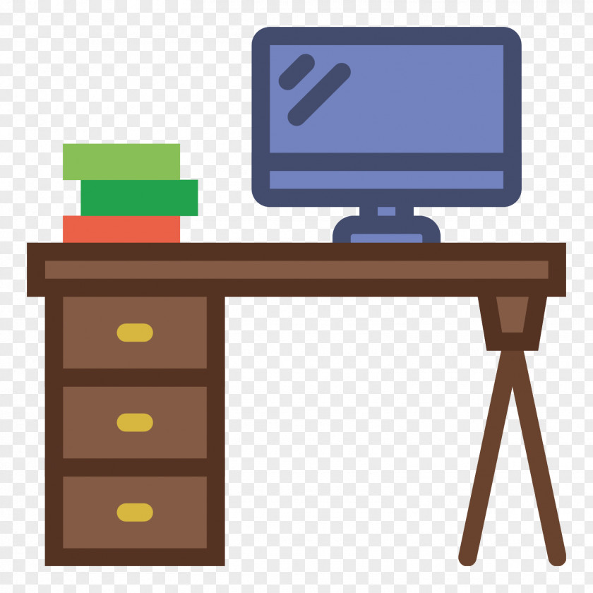 Computer Desk Microsoft Office PNG