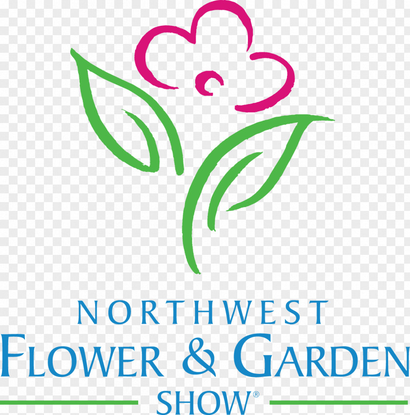 Flower Logo Northwest & Garden Show Lynnwood Gardening PNG