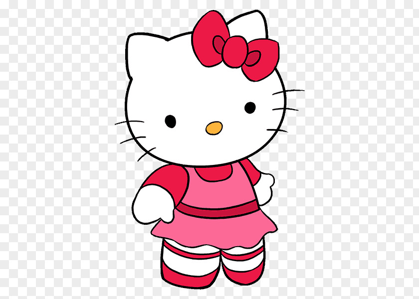Irregular Background Shading Hello Kitty Drawing Character Cartoon PNG