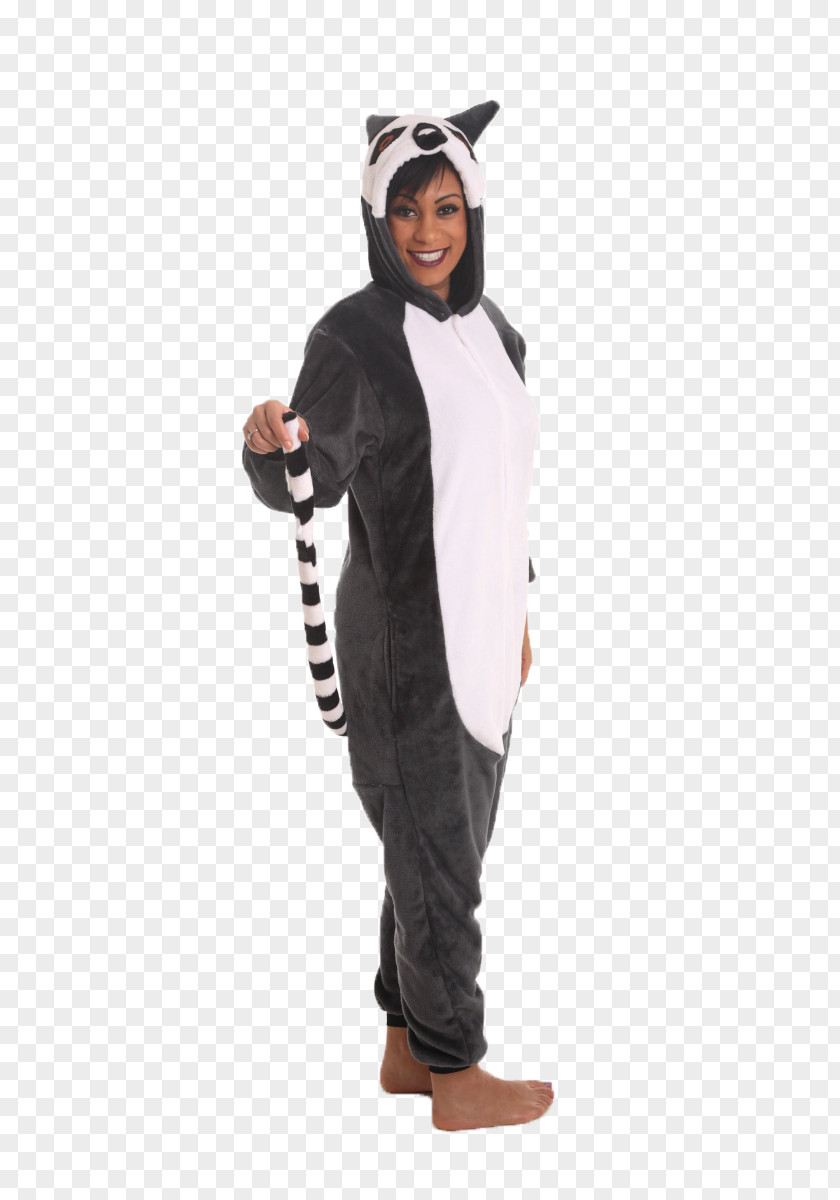 Leopard Lemurs Costume Onesie Adult PNG