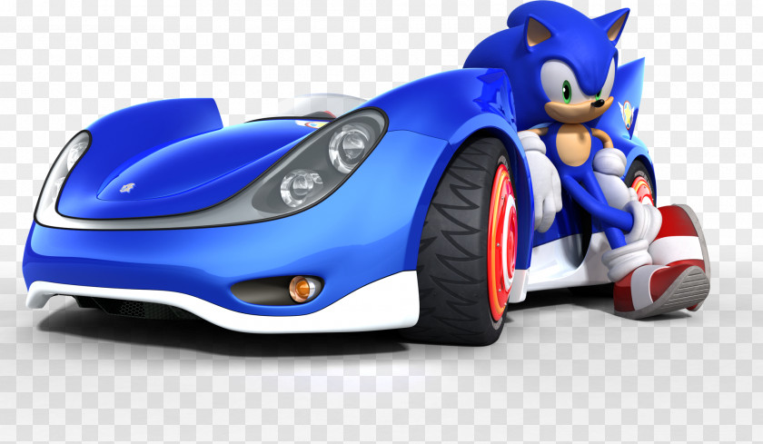 Racing Sonic & Sega All-Stars Transformed The Hedgehog 2 Xbox 360 PNG