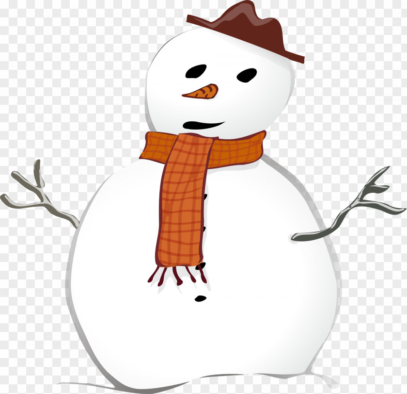 Snowman Hat Scarf Free Content Clip Art PNG