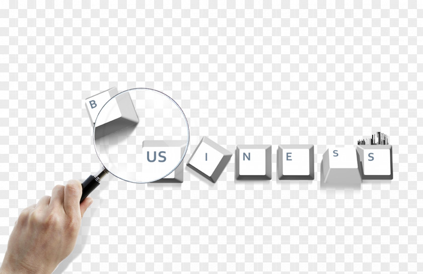 Holding A Magnifying Glass Computer Keyboard PNG