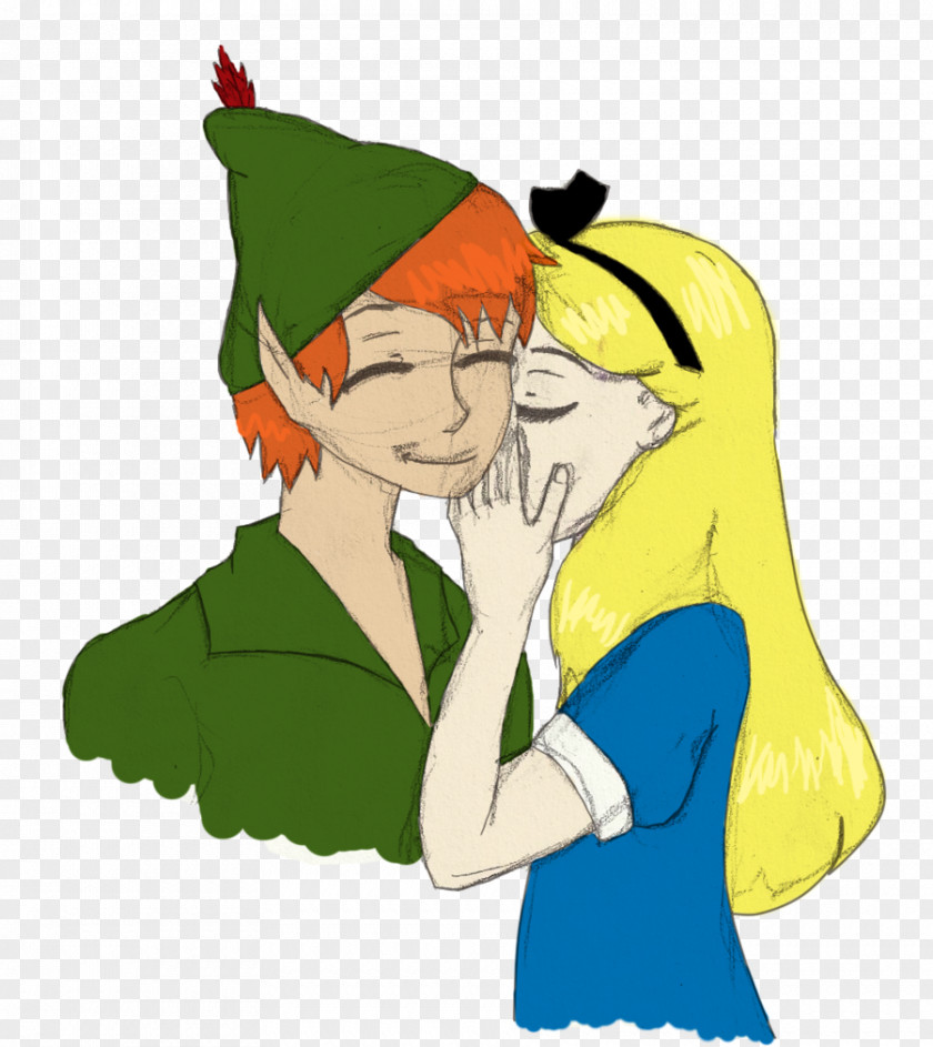 Peter Pan And Alice Fan Art PNG