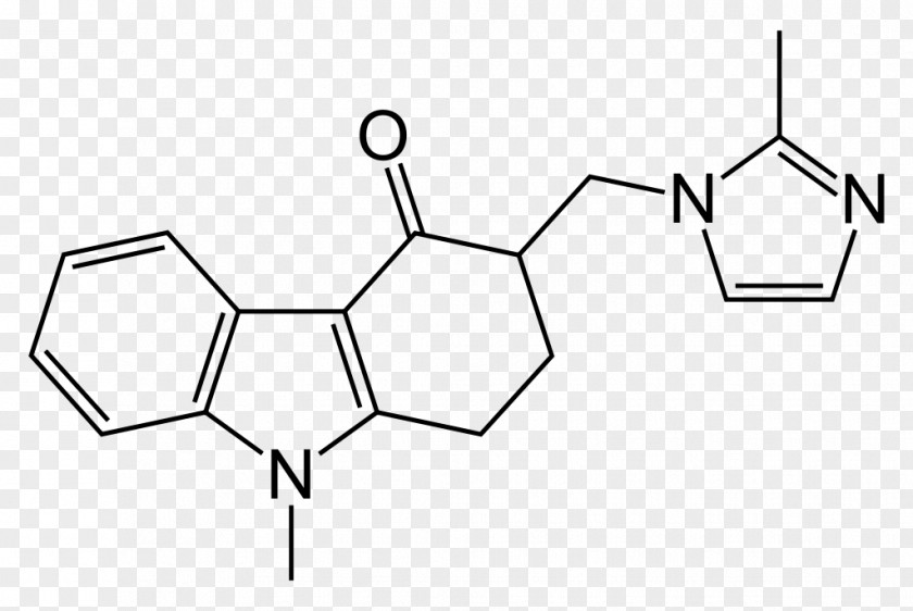 Skeleton Ondansetron Hydrochloride Pharmaceutical Drug 5-HT3 Antagonist PNG