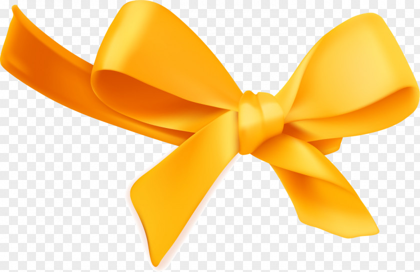 Yellow Cartoon Bow Tie Knot Gratis Icon PNG