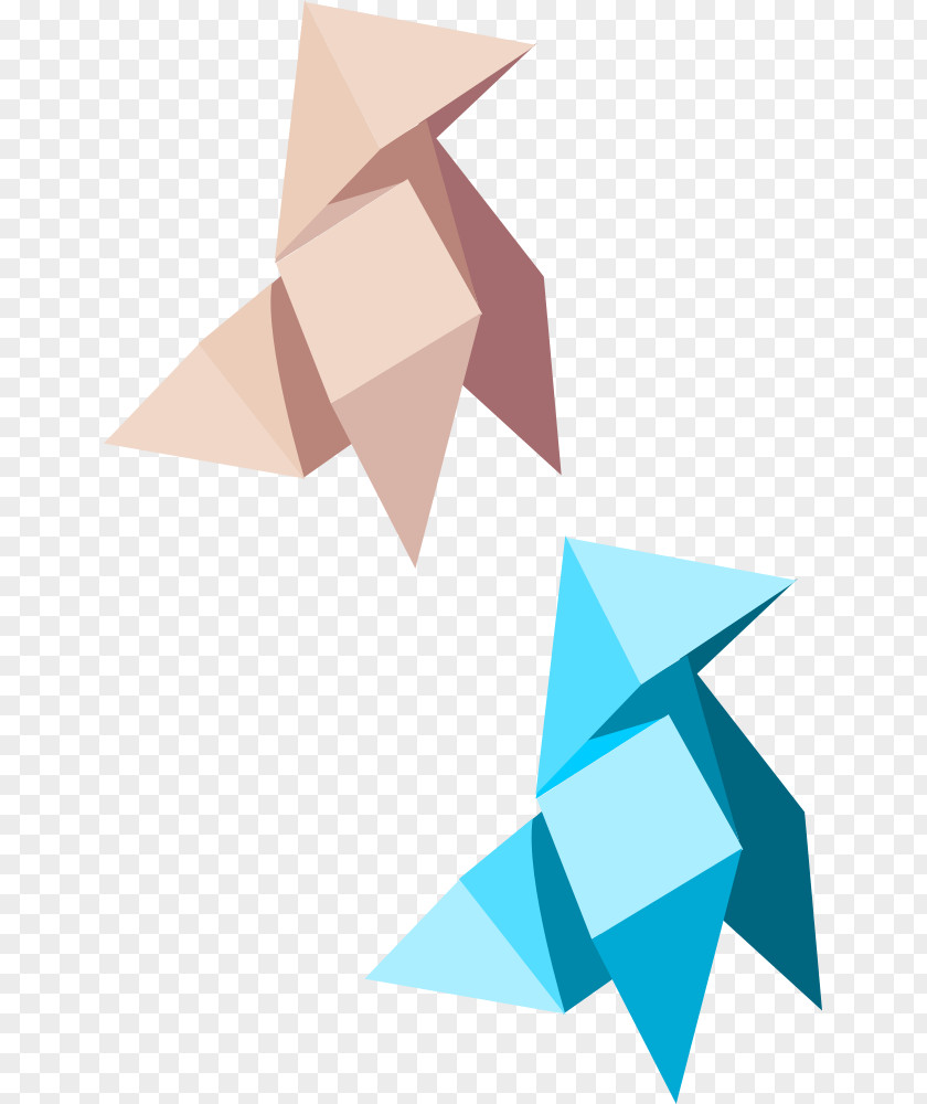 Birdie Paper Crane Origami Clip Art PNG