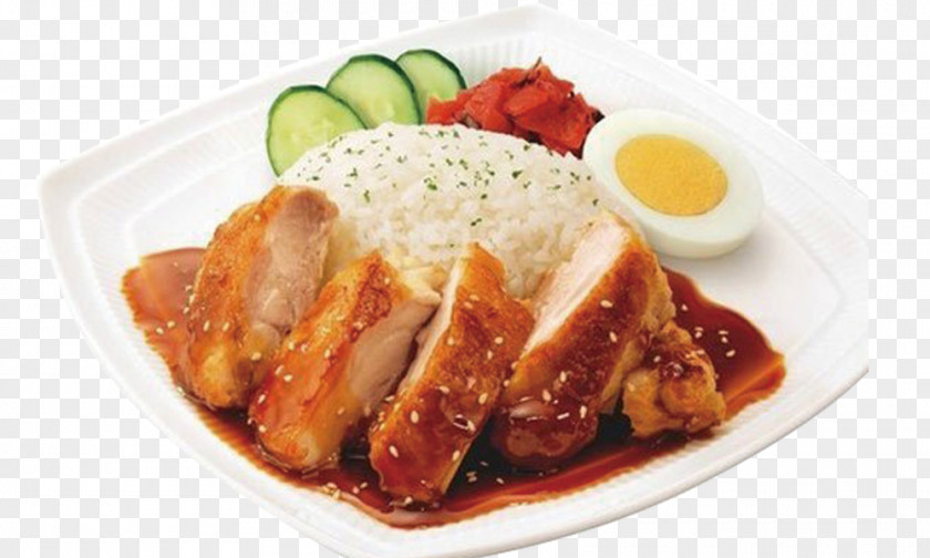 Chicken Rice Barbecue Roast Hainanese Teriyaki Cooked PNG