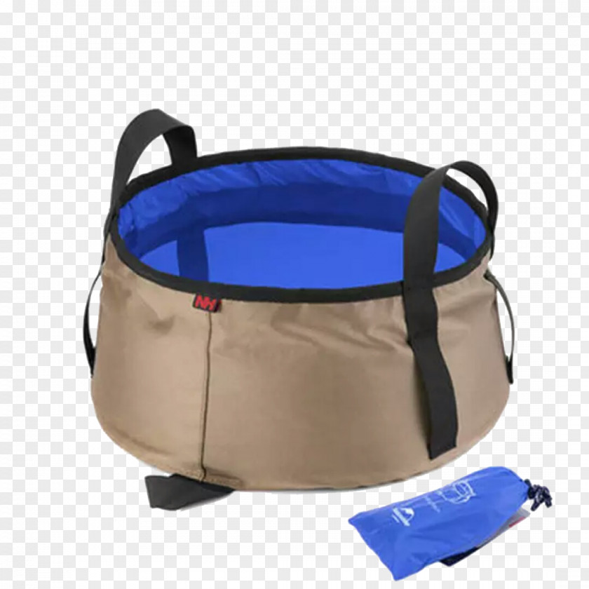 Gold And Gray Folding Bucket Outdoor Recreation Camping Ultralight Backpacking Sink PNG