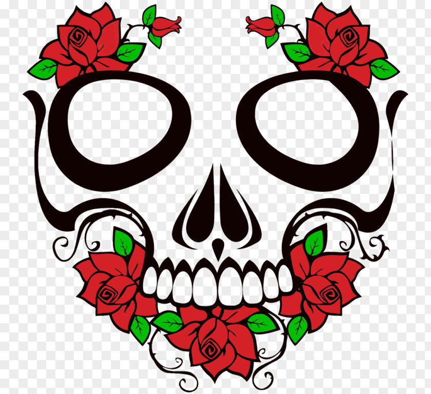 Skull Calavera Day Of The Dead Coloring Book Clip Art PNG