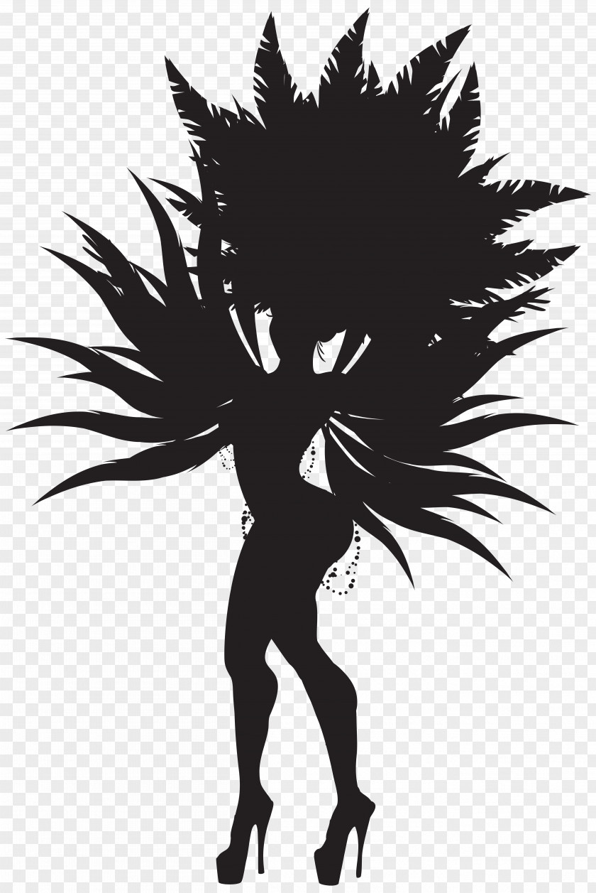 Yellow Dancer Dance Samba Silhouette Clip Art PNG