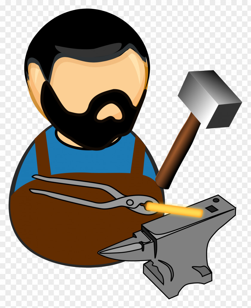 Blacksmith Hammer Clip Art Openclipart Anvil Tool PNG