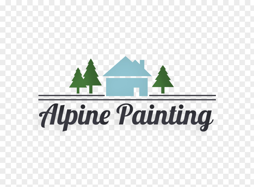 Brand Creative Logo Tree Font Acrylic Paint PNG