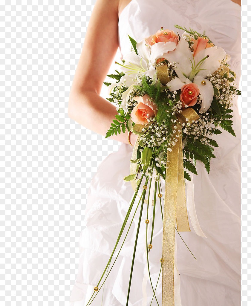 Bride Holding Flowers Wedding Invitation Photography Marriage Wallpaper PNG