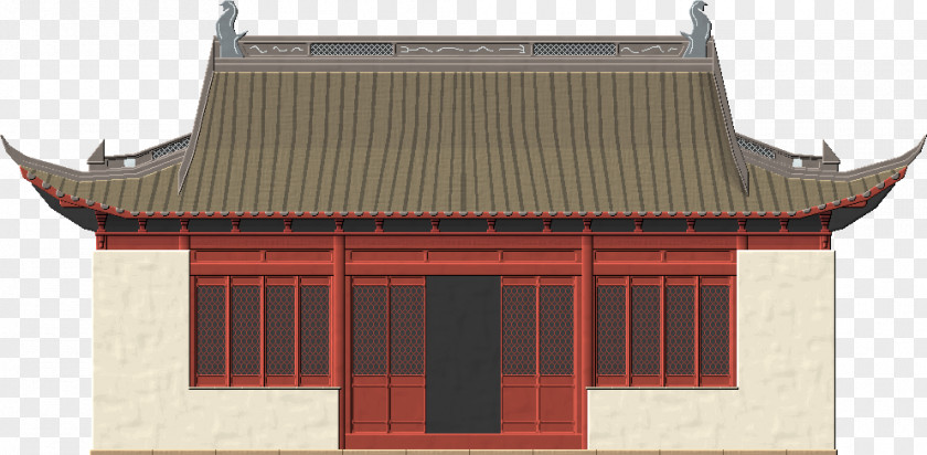 China House Plan Chinese Architecture PNG