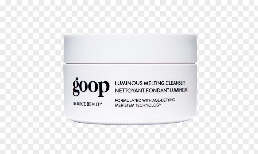 Cosmetic Advertising Goop By Juice Beauty Luminous Melting Cleanser Exfoliating Instant Facial Skin Care PNG